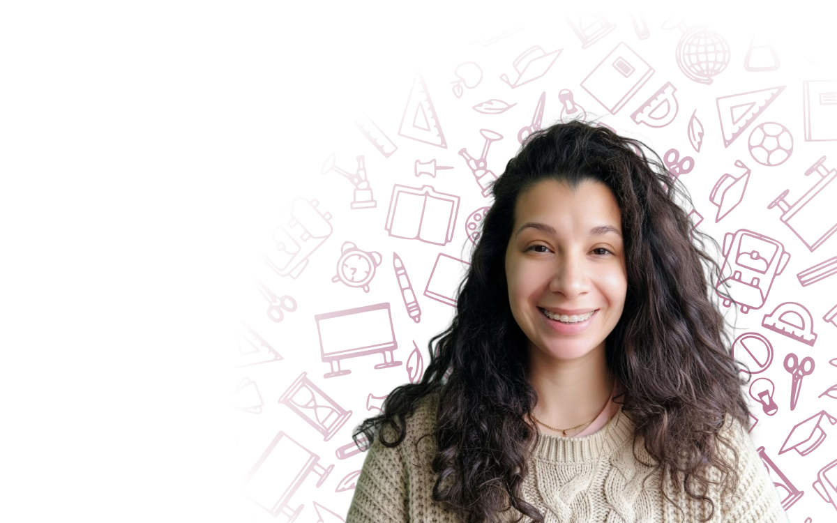 Ju, fundadora da Giove Design, trabalhando em um projeto de UX